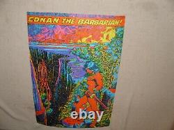 Vintage Conan The Barbarian Third Eye Blacklight Puzzle Poster Marvelmania 1971