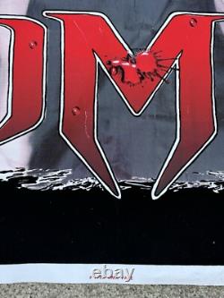 Vintage DMX Blacklight Poster Flocked Ruff Ryders 1999 Hip Hop Rap Y2K Retro