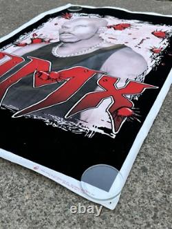 Vintage DMX Blacklight Poster Flocked Ruff Ryders 1999 Hip Hop Rap Y2K Retro