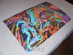 Vintage Dr. Strange Third Eye Blacklight Puzzle Glued Poster Marvelmania 1971