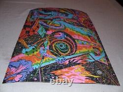 Vintage Dr. Strange Third Eye Blacklight Puzzle Glued Poster Marvelmania 1971