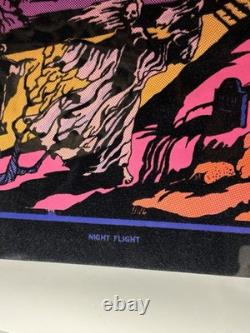 Vintage Dracula Vampire Black Light Poster Art Univeral Monster Horror 1970 USA