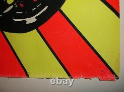 Vintage Easy Rider Poster Black Light