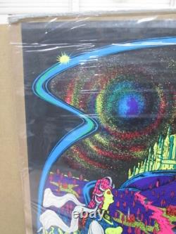Vintage Enchanted Castle black light Poster Saladin 1971 20010