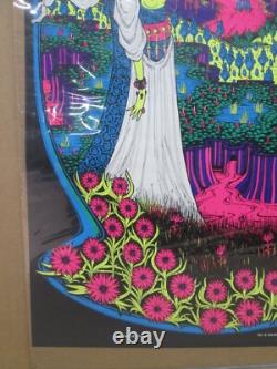 Vintage Enchanted Castle black light Poster Saladin 1971 20010