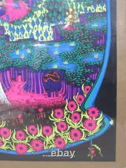 Vintage Enchanted Castle black light Poster Saladin 1971 20010