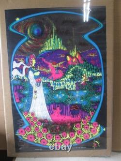 Vintage Enchanted Castle black light Poster Saladin 1971 22565