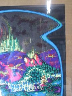 Vintage Enchanted Castle black light Poster Saladin 1971 22565