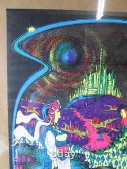 Vintage Enchanted Castle black light Poster Saladin 1971 22565