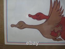 Vintage FLY UNITED Parody Poster 1970's airlines In#G6768