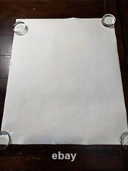 Vintage Flaming Lovers Black Light Poster 25 x 21