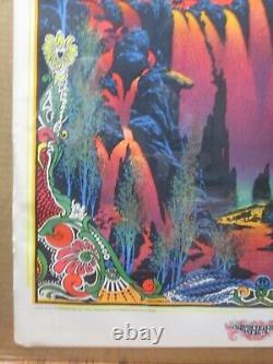 Vintage Garden of Eden black light Poster 1970 19437