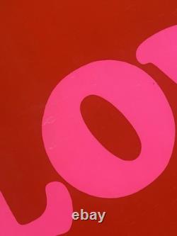Vintage Gemini Rising LOVE is all you need Blacklight Poster