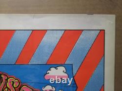 Vintage Good Vibrations today black light Poster 1972 Peace hippy 19438