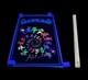 Vintage Grateful Dead Dancing Spiral Bears 23x35 Flocked Blacklight Poster New