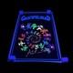 Vintage Grateful Dead Dancing Spiral Bears 23x35 Flocked Blacklight Poster Usa