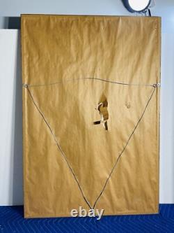 Vintage Grateful Dead SKULL N ROSES Velvet Blacklight Poster 39x27