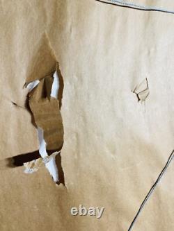 Vintage Grateful Dead SKULL N ROSES Velvet Blacklight Poster 39x27