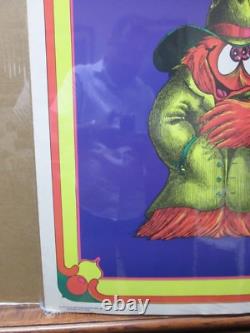 Vintage HI my name is Fred a Pervert Black Light Poster 1973 In#G2176