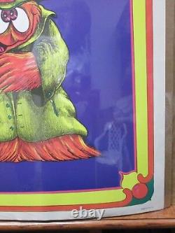 Vintage HI my name is Fred a Pervert Black Light Poster 1973 In#G2176
