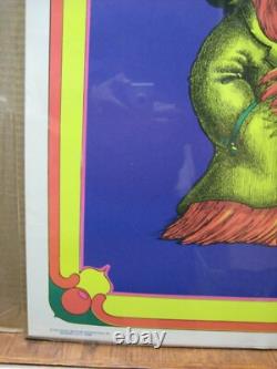 Vintage HI my name is Fred a Pervert Black Light Poster 1973 In#G6219