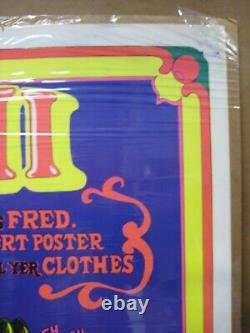 Vintage HI my name is Fred a Pervert Black Light Poster 1973 In#G6981
