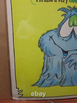 Vintage HI my name is Irving Black Light Poster 1974 In#G3186