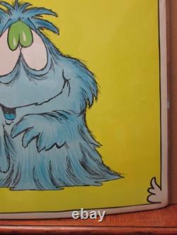 Vintage HI my name is Irving Black Light Poster 1974 In#G3186