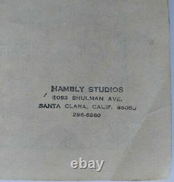 Vintage Hambly Studios California Number 4 Blacklight Poster
