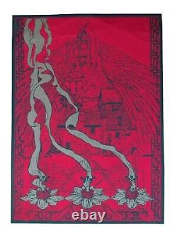 Vintage Hambly Studios California Number 4 Blacklight Poster