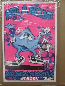 Vintage Have a Nice Day Before some bastard louses black light Poster 1973 19800