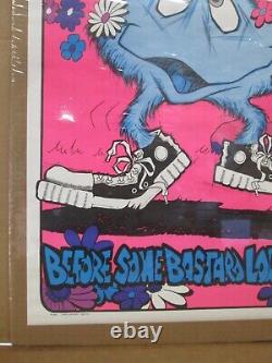 Vintage Have a Nice Day Before some bastard louses black light Poster 1973 19800