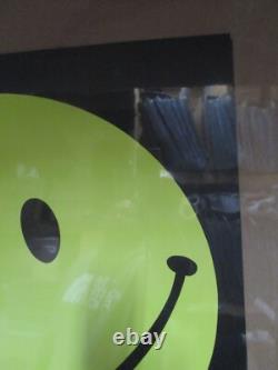 Vintage Have a happy Black Light Poster 1970's happy face In#G7485