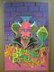 Vintage Hells Pararadise 13 Marihuana Black Light Poster Original 1970's 3231