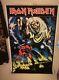 Vintage Iron Maiden Black-light Number Of The Beast Poster 1983 Rare