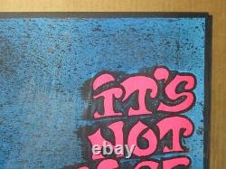 Vintage It's not nice to fool Mother nature black light Poster 1972 19433