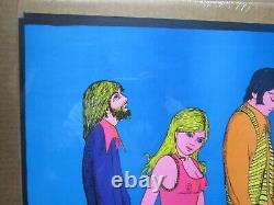 Vintage It's not nice to fool Mother nature black light Poster 1972 19433