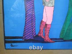 Vintage It's not nice to fool Mother nature black light Poster 1972 19433