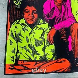 Vintage Jackson 5 Blacklight Poster Michael Jackson 22 X 31 P31