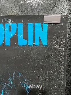 Vintage Janis Joplin Black Light Music Concert Poster