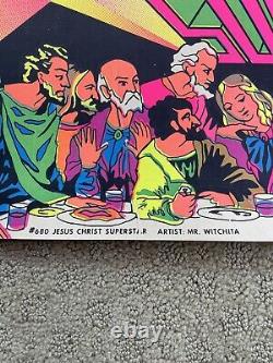 Vintage Jesus Christ Superstar Poster 1971 Third Eye #680 Blacklight Psychedelic