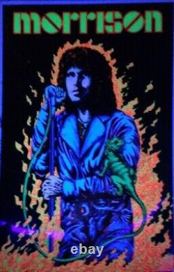 Vintage Jim Morrison Blacklight Poster- 1983 Scorpio #1658 NOS New- The Doors