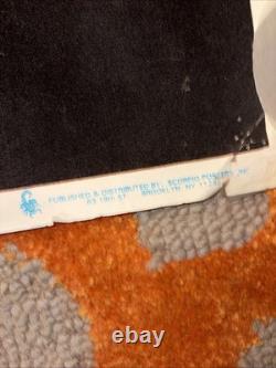 Vintage Jim Morrison The Doors Rare 1994 Blacklight Poster Fuzzy