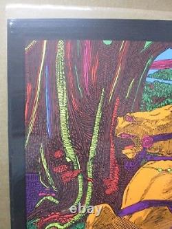 Vintage Knight Black Light Poster 1970's In#G252