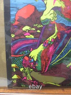 Vintage Knight Black Light Poster 1970's In#G252