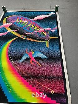Vintage Led Zeppelin Stairway To Heaven Blacklight Poster No. 960