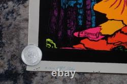 Vintage Lost Horizon Blacklight Poster Felt 1974 / 23 x 34 Funky Enterprises