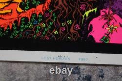 Vintage Lost Horizon Blacklight Poster Felt 1974 / 23 x 34 Funky Enterprises