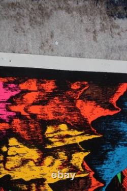 Vintage Lost Horizon Blacklight Poster Felt 1974 / 23 x 34 Funky Enterprises