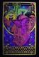 Vintage Mucha Blacklight Poster Fine Art Nouveau Silk Screen A Sirkia 1969 Nos